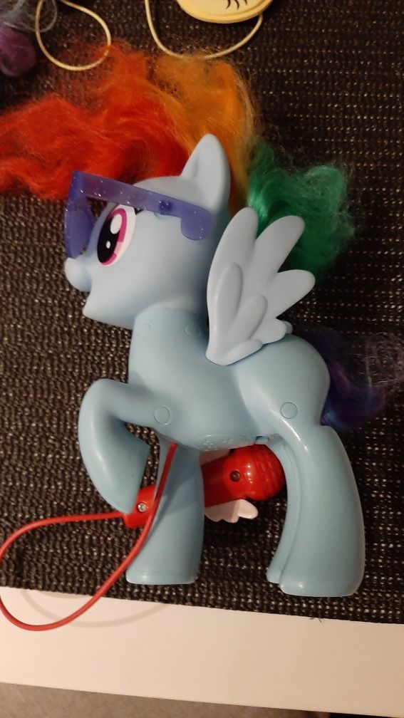 Pony Celestia, Rainbow Dash, 3 zabawki interaktywne, interaktywna,