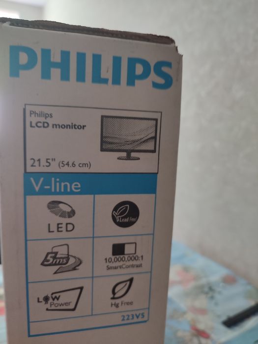 Продам новый монитор Philips 223/v5
