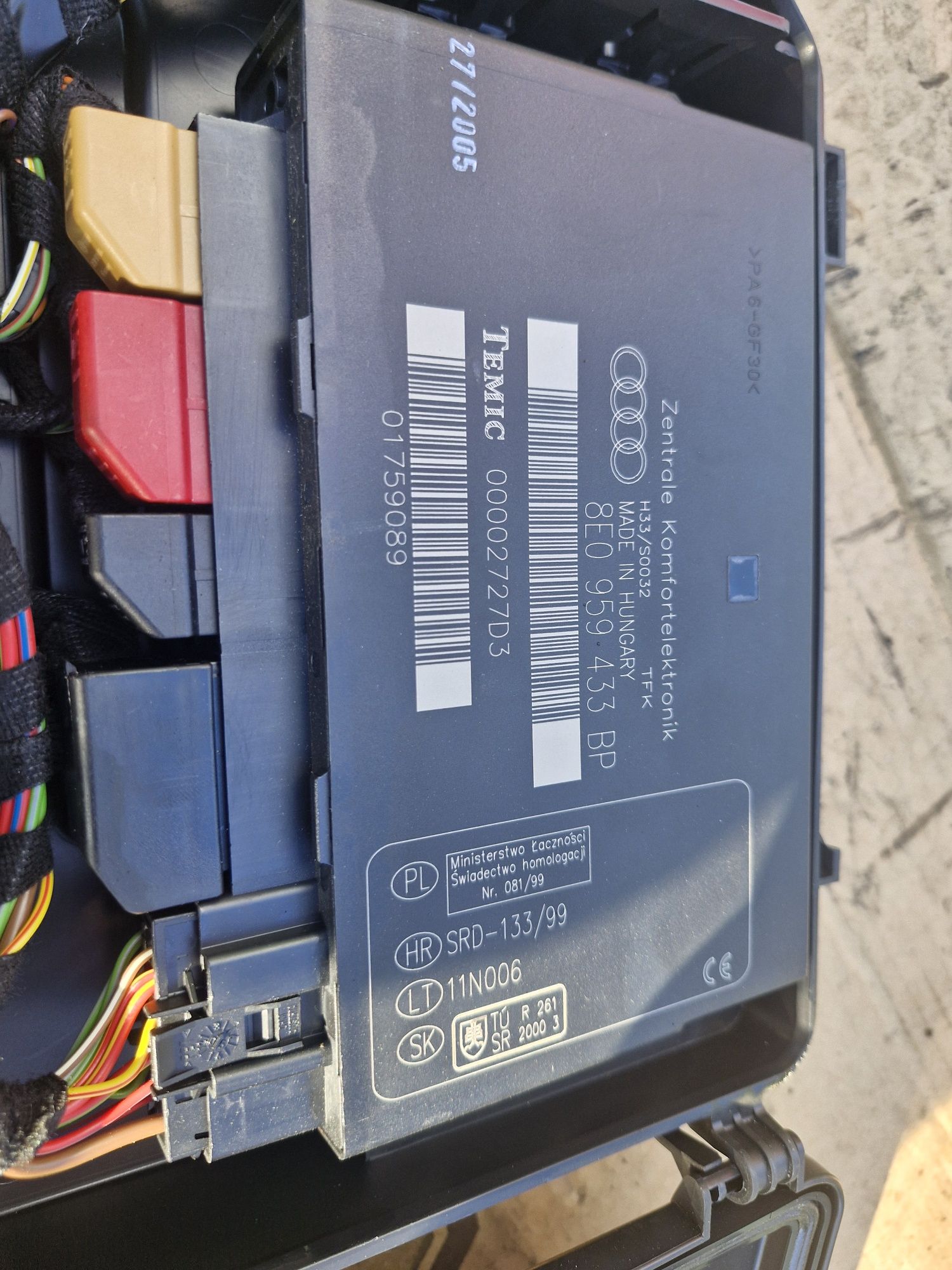 Modul komfortu audi a4 b6 b7