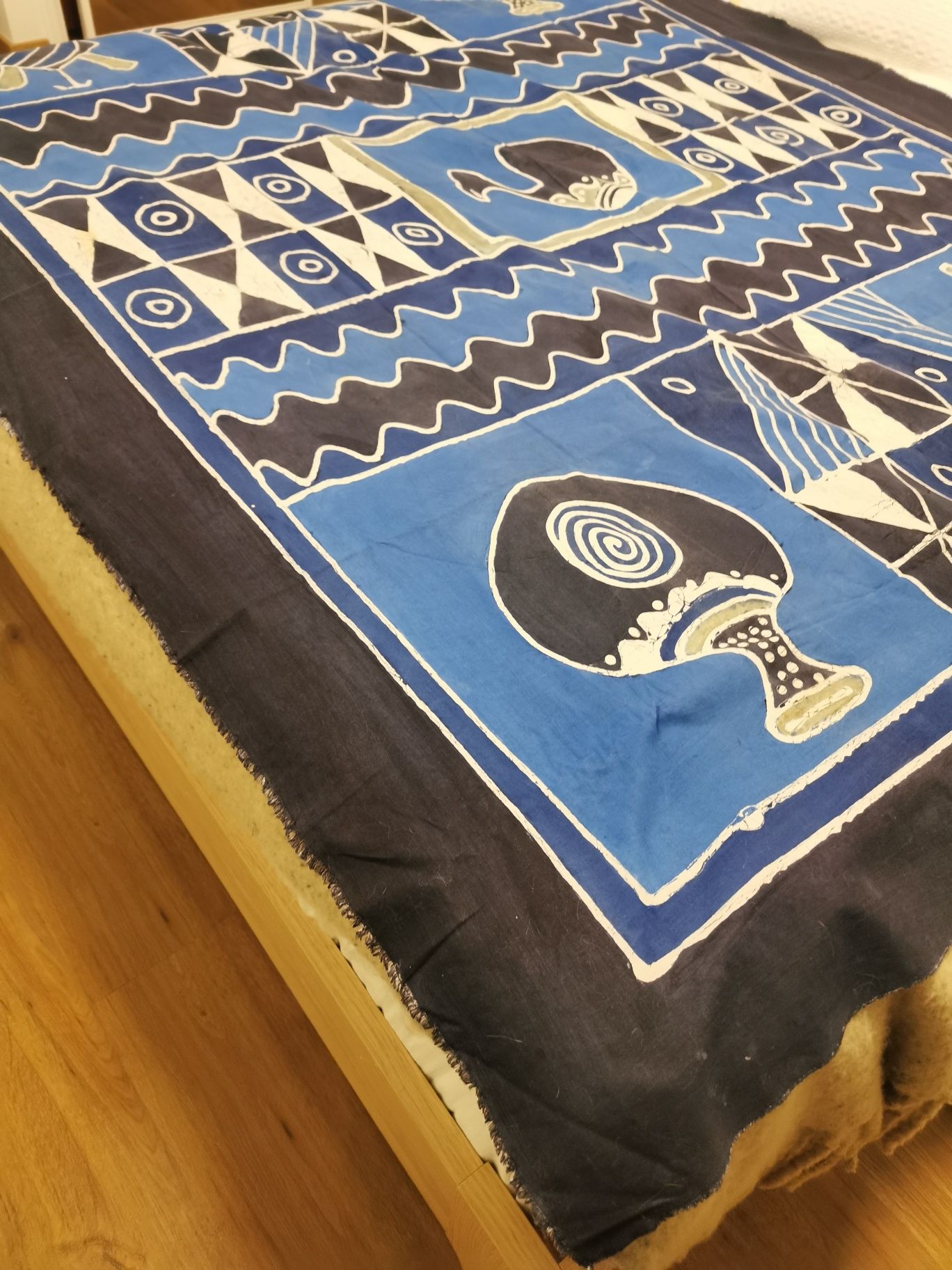 Toalha africana pintada à mão
