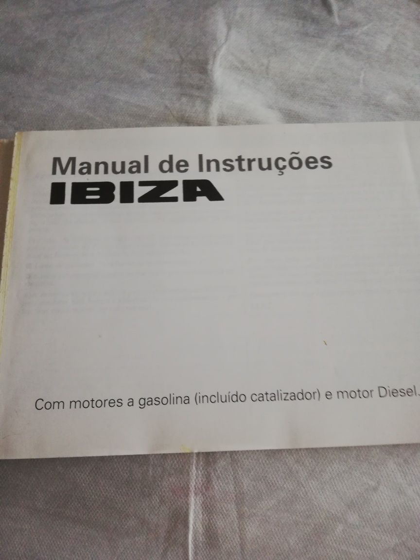 Livro de instruções Seat Ibiza