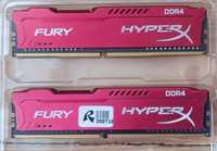 Оперативна память HyperX Fury Red 16gb (2x8gb) DDR4 1866Mhz