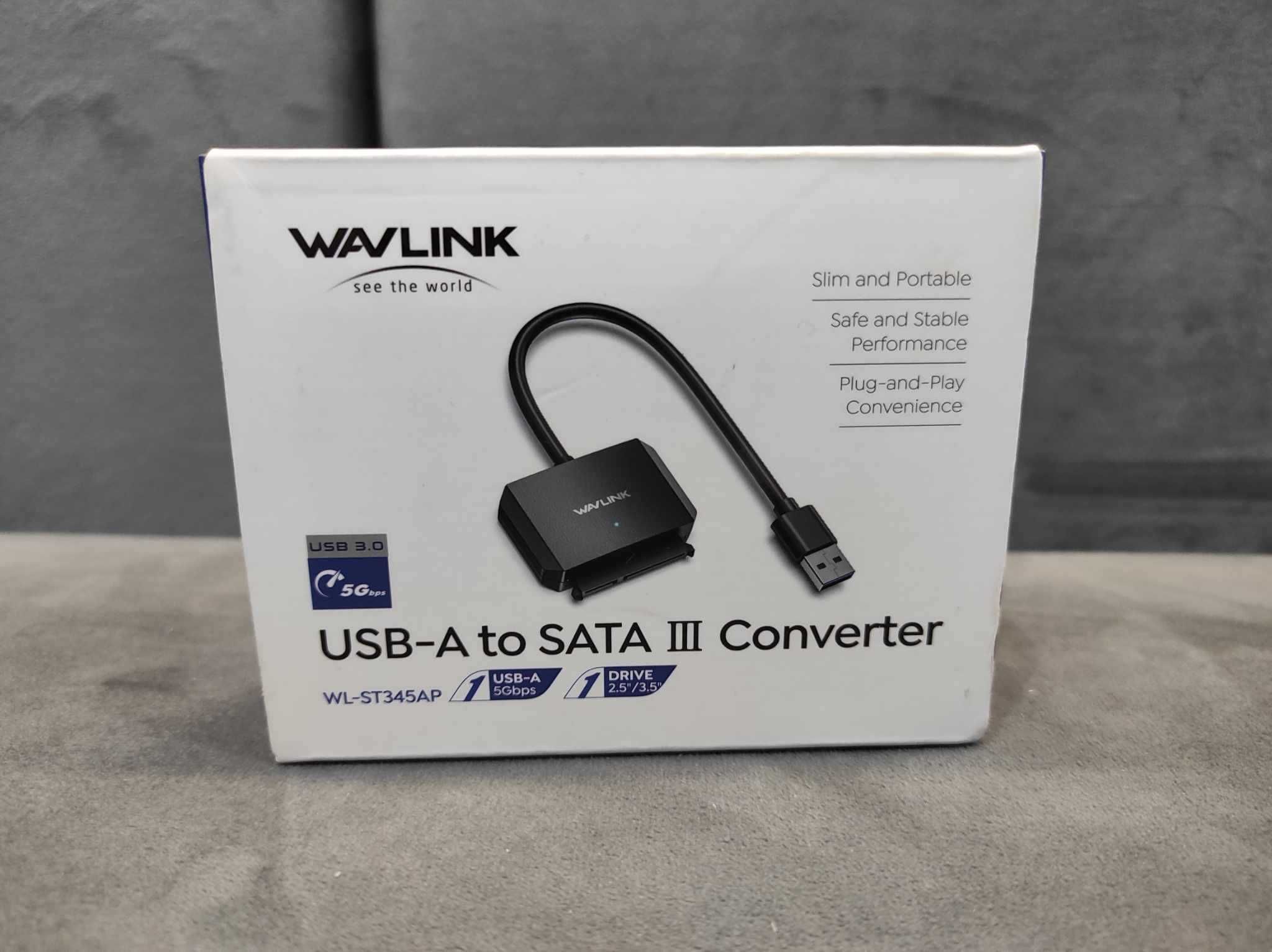 WAVLINK Adapter USB 3,0 na SATA do 2,5" SSD i HDD