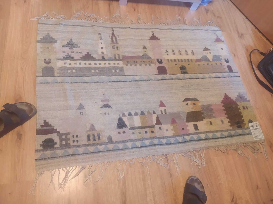 Kilim wełniany cepelia dywan zakopianskie warsztaty wzorcowe