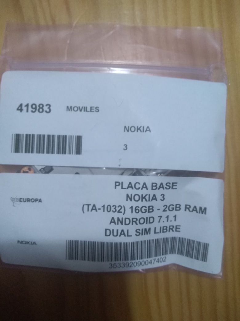 Motherboard Nokia 3 ta-1032