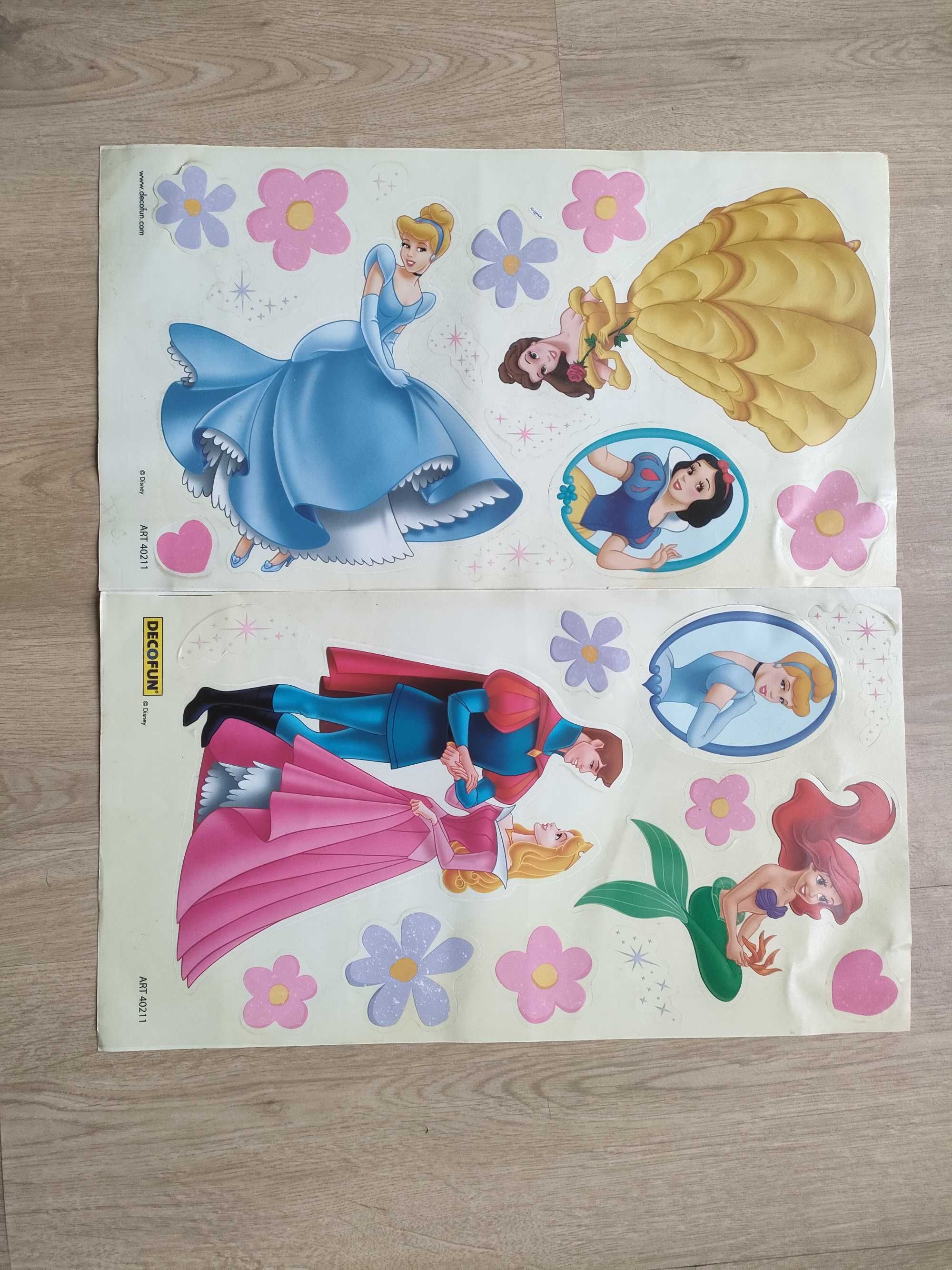 Autocolantes princesas Disney