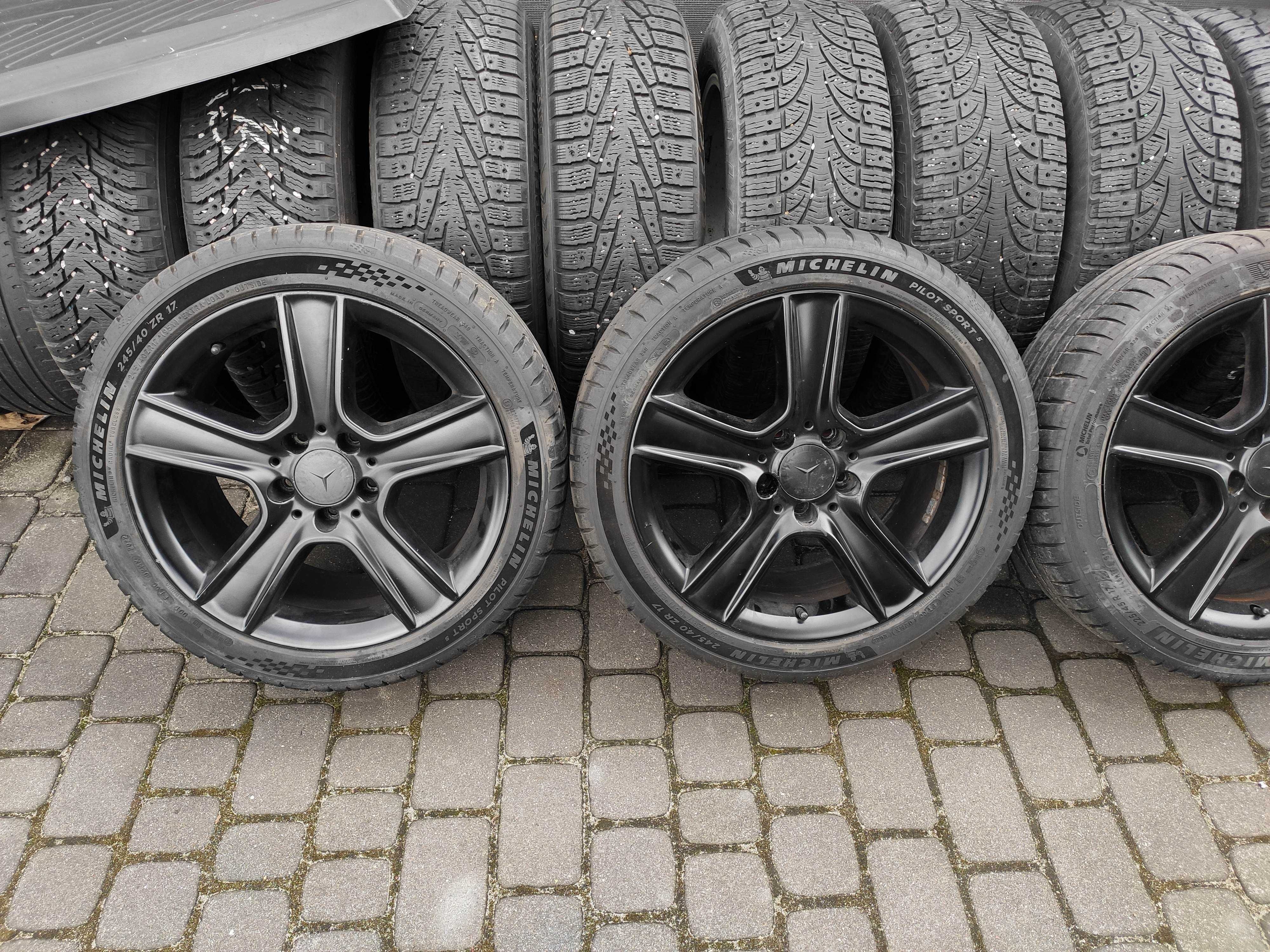 Alufelgi 17c 5x112 Oryginał Mercedes 2 szerokości 7,5 8,5 cala