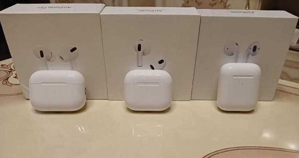 Топовые Наушники Airpods 3 1в1 +чехол