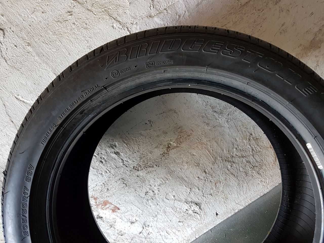 Nowa Opona letnia pojedynka 205/50R17 8,6mm Bridgestone Potenza RE040