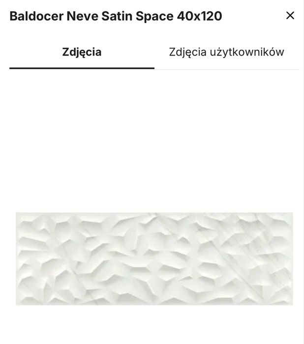 Płytki scienne Baldocer Pasta Bianca