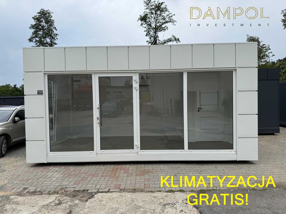 Od ręki Pawilon biały 600x300, kiosk, handlowy, klimatyzacja gratis!