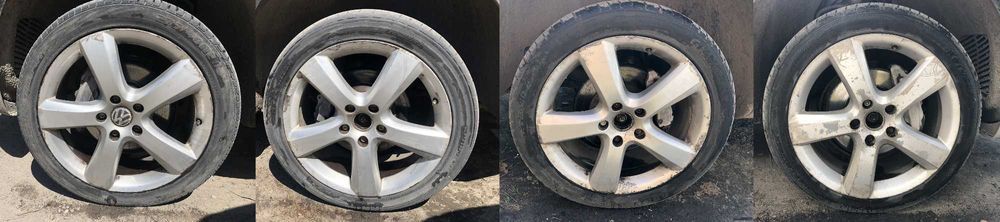 Диски з гумою R20 5x130 Touareg Volkswagen Skoda Audi 9J ET60