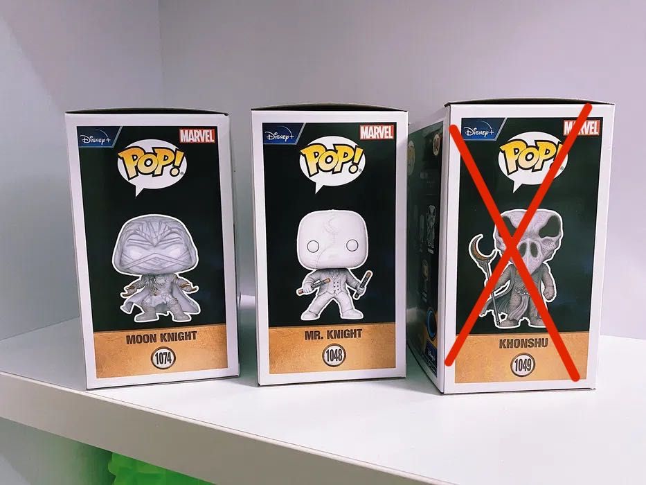 Funko POP marvel moon knight Mr knight khonshu Марвел лунный рыцарь