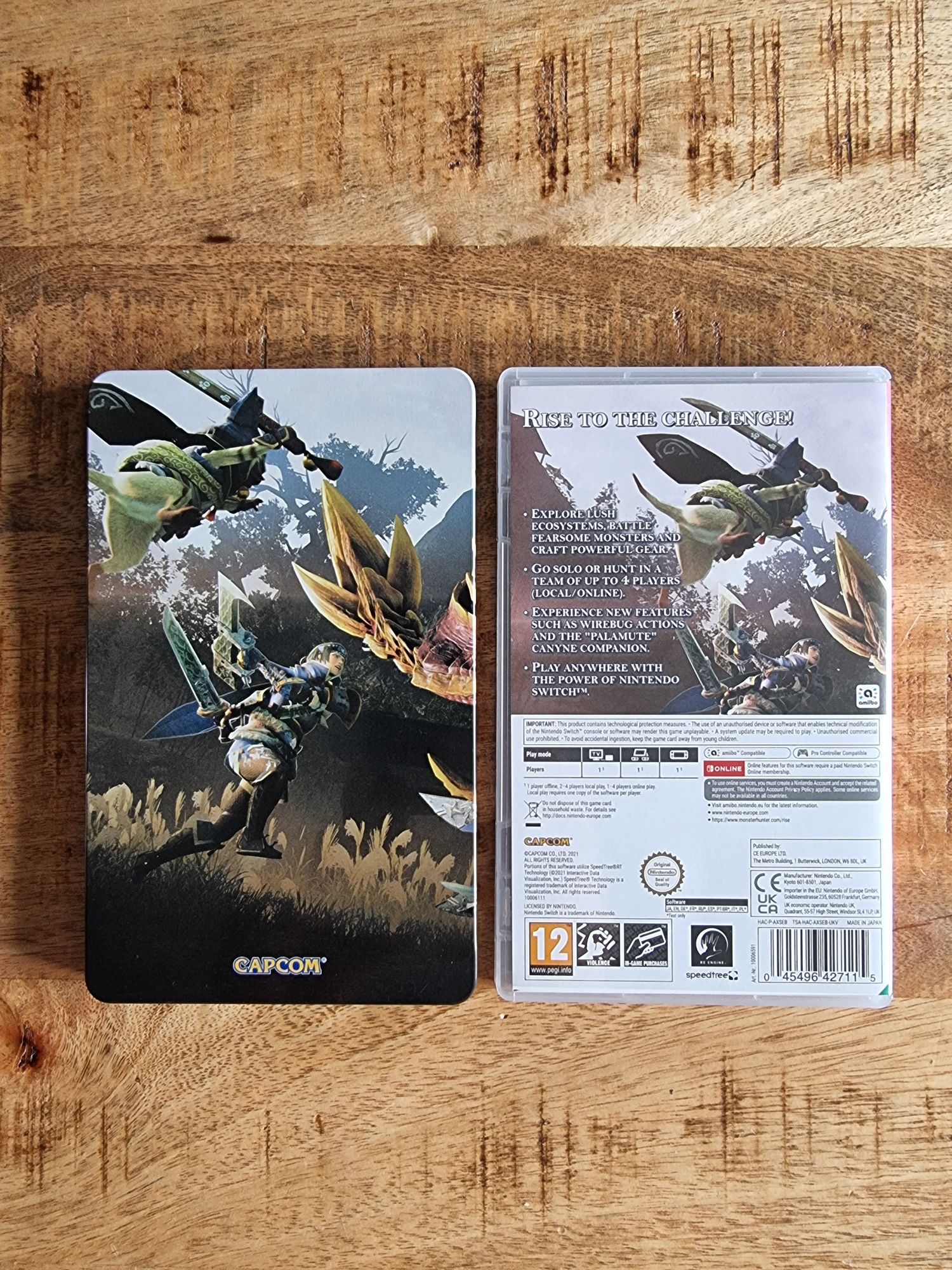 Monster Hunter Rise + steelbook Nintendo Switch