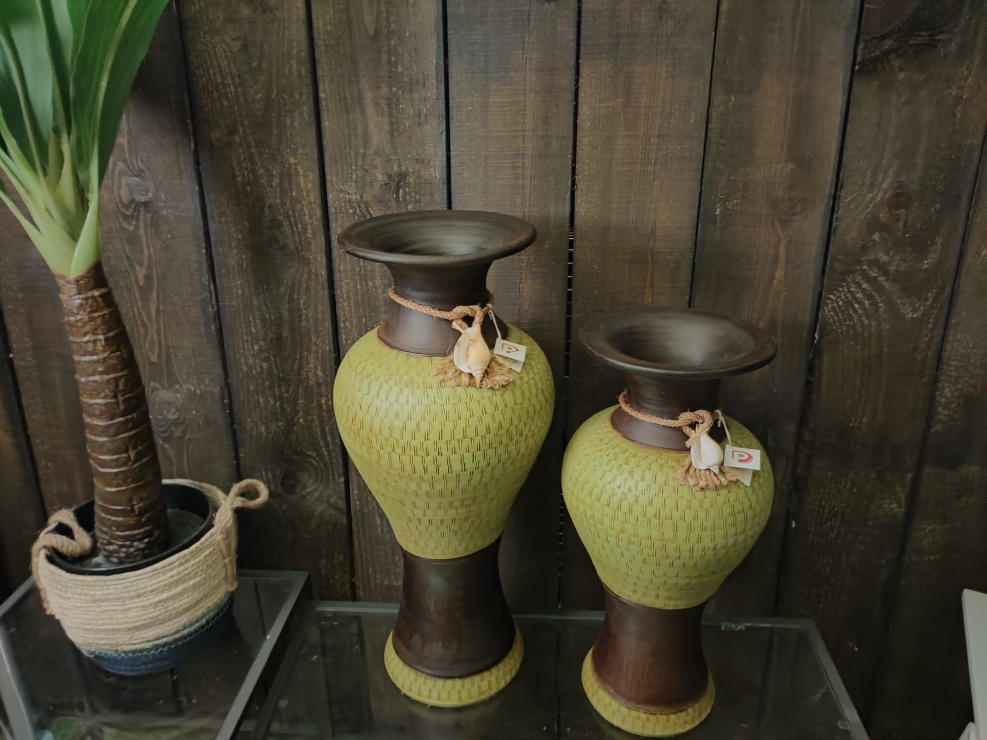 Lote Vasos Grandes. Barro Barroco. Jarrões/Jarros