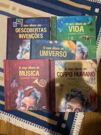 Livros “O meu Álbum” do Professor Genius