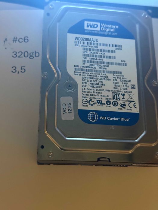 dysk twardy 320gb 3,5 sprawny #c6