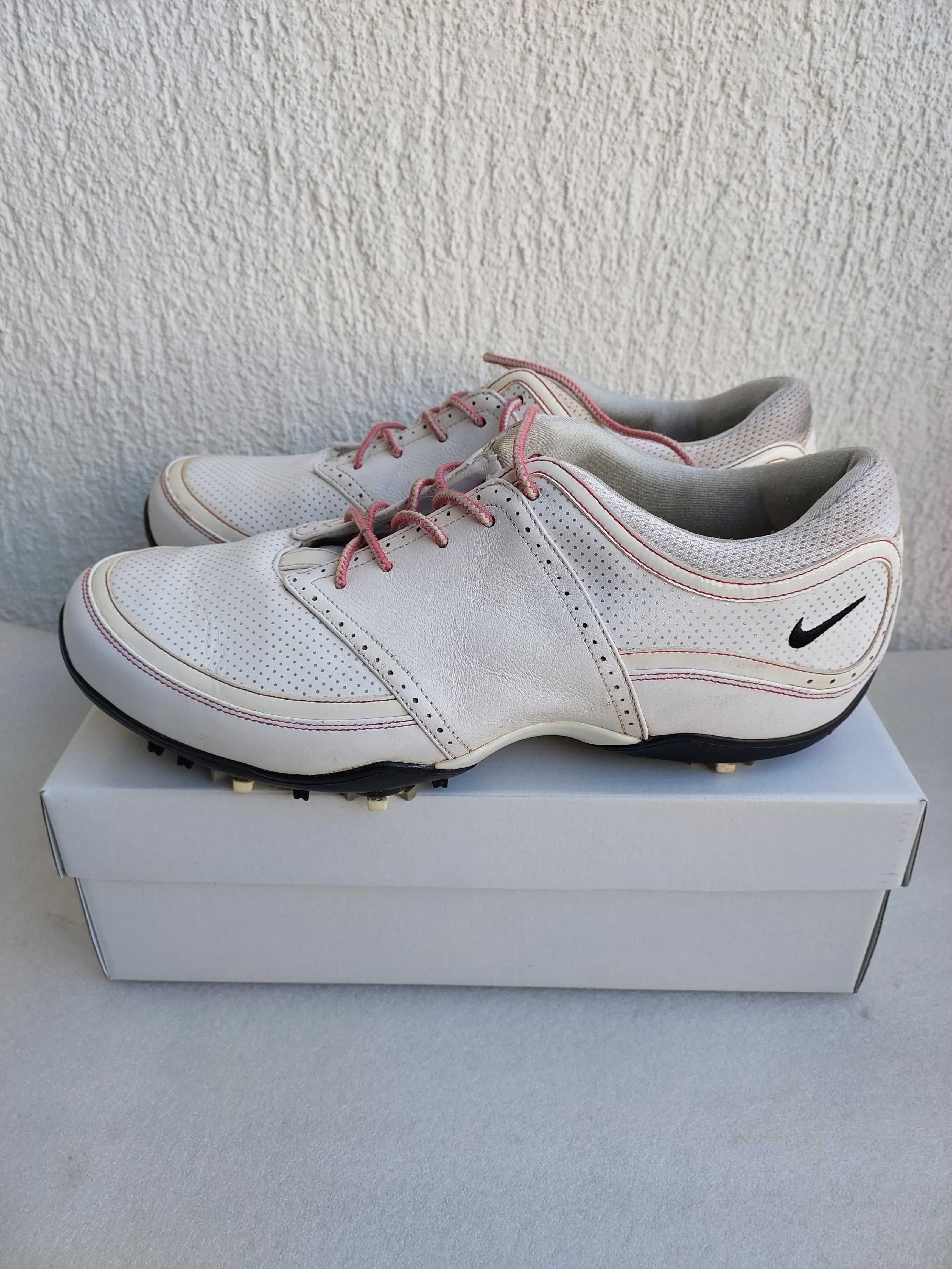 Skórzane, męskie buty do golfa Nike Power Channel TaC R42