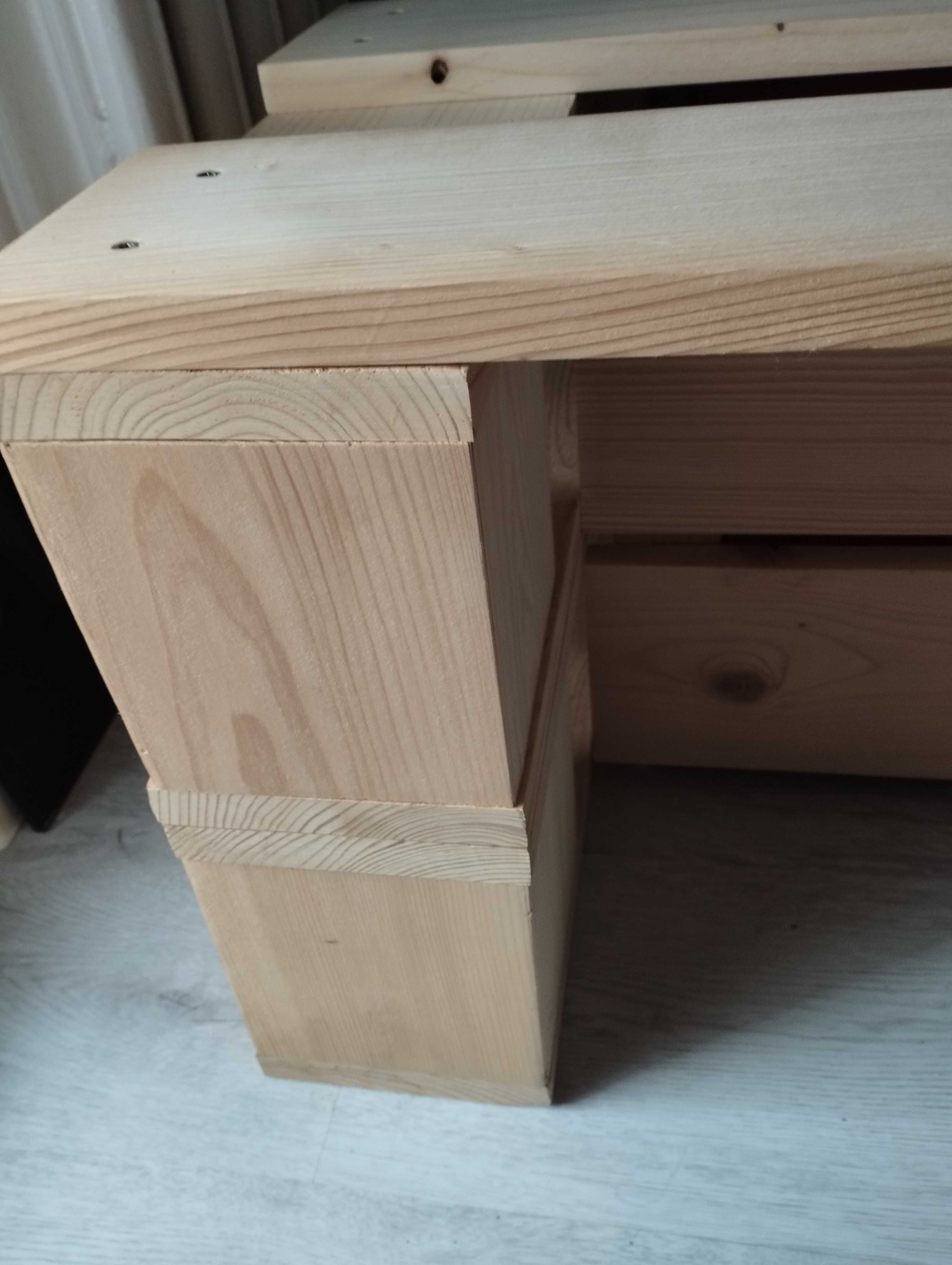 Łóżko drewno- sosna 90x200