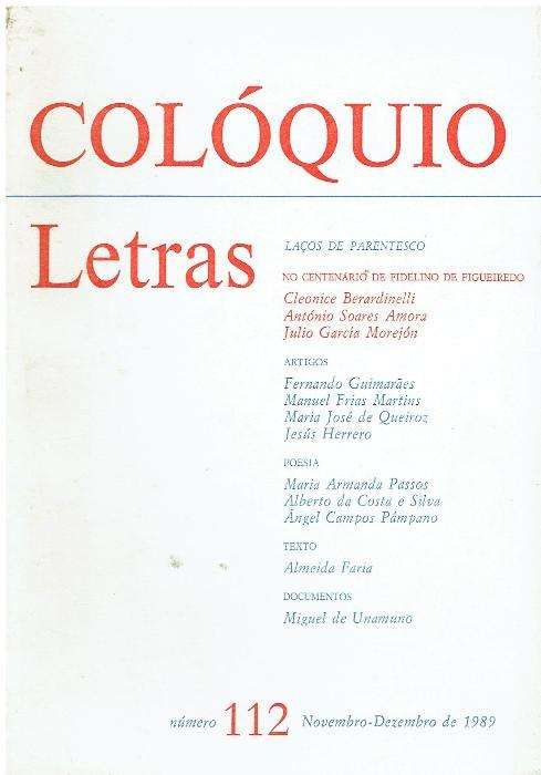 3607 - Revista Colóquio / Letras (Várias)