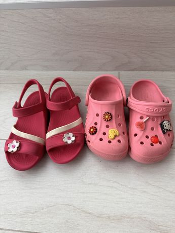 Crocs, крокс, босоніжки на дівчинку, літнє взуття