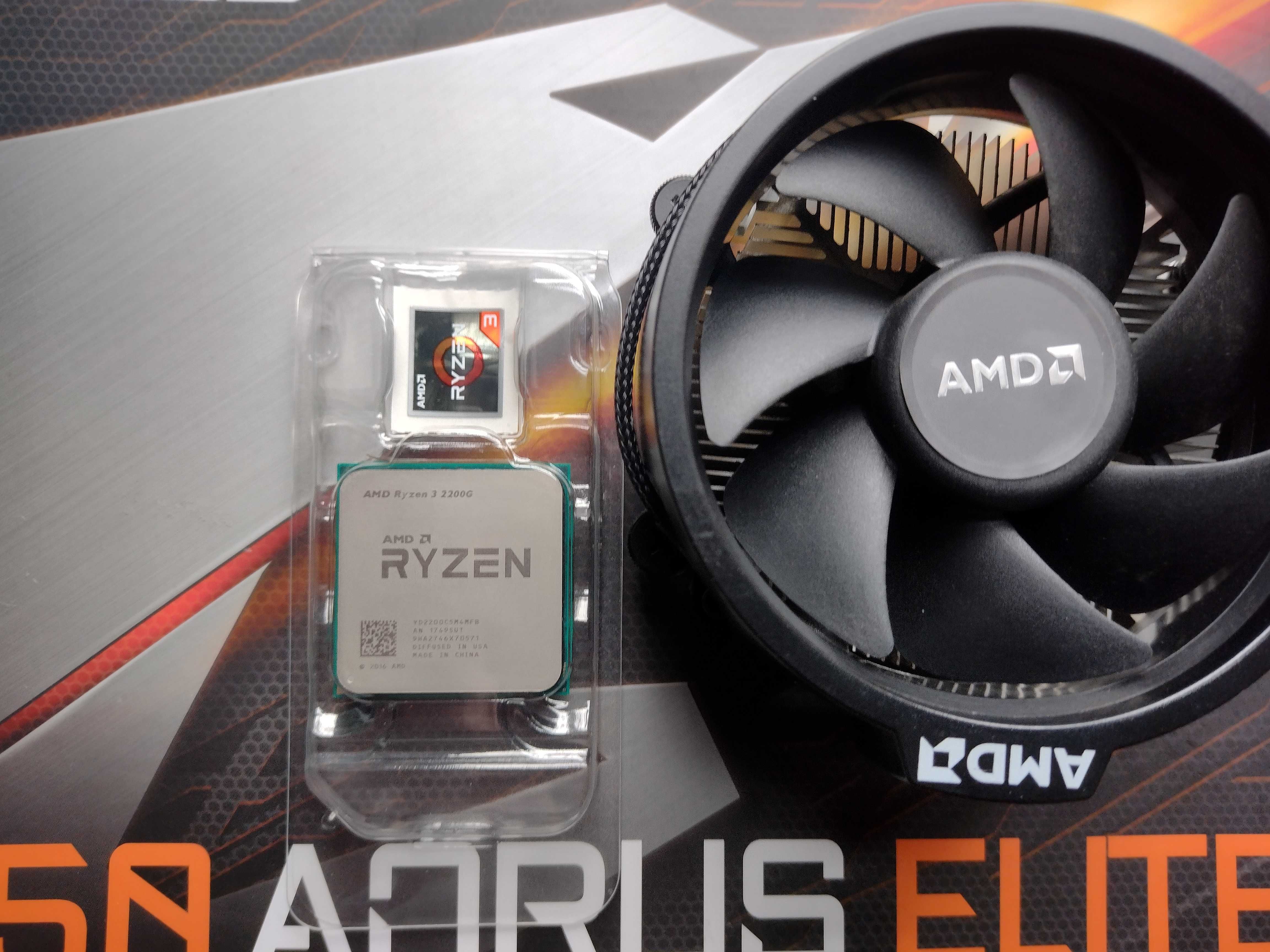 Procesor AMD Ryzen 3 2200G GPU Grafika VEGA 8 Cooler AMD BOX