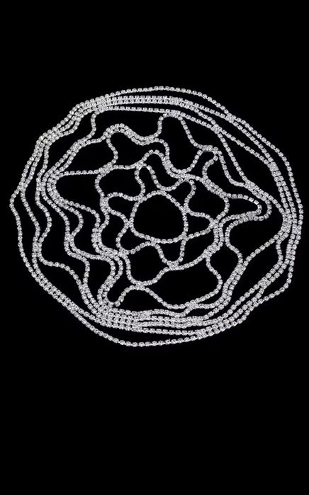 Прикраса на голову з камінчиків