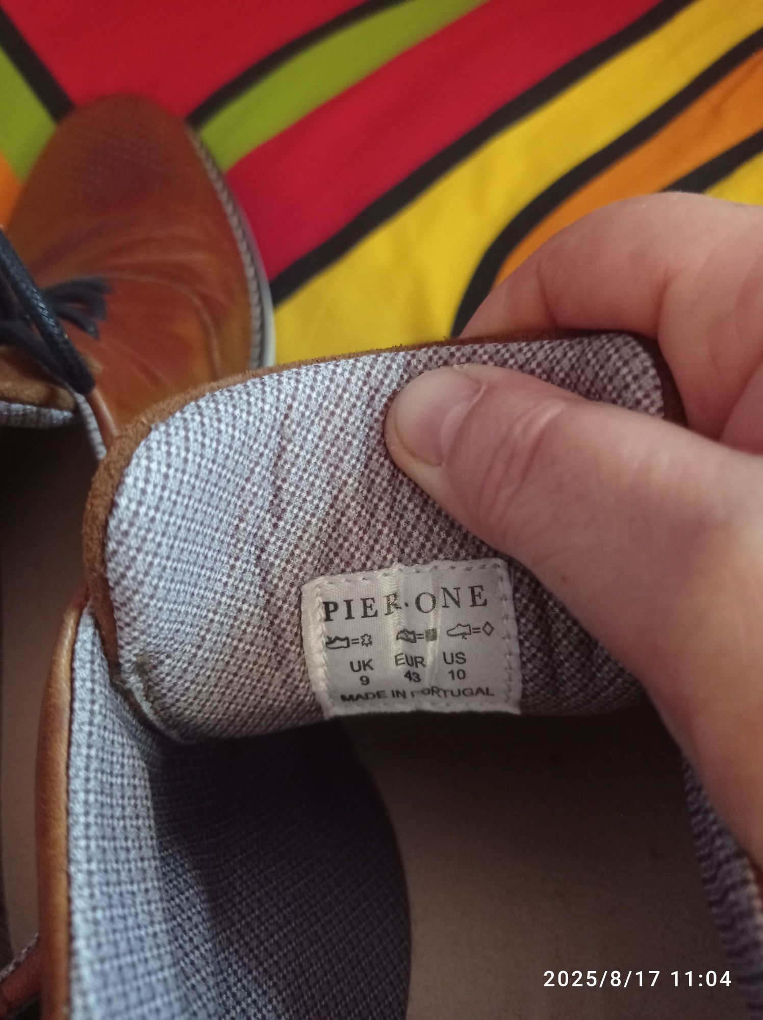 Мужские туфли PIER ONE 43 р.