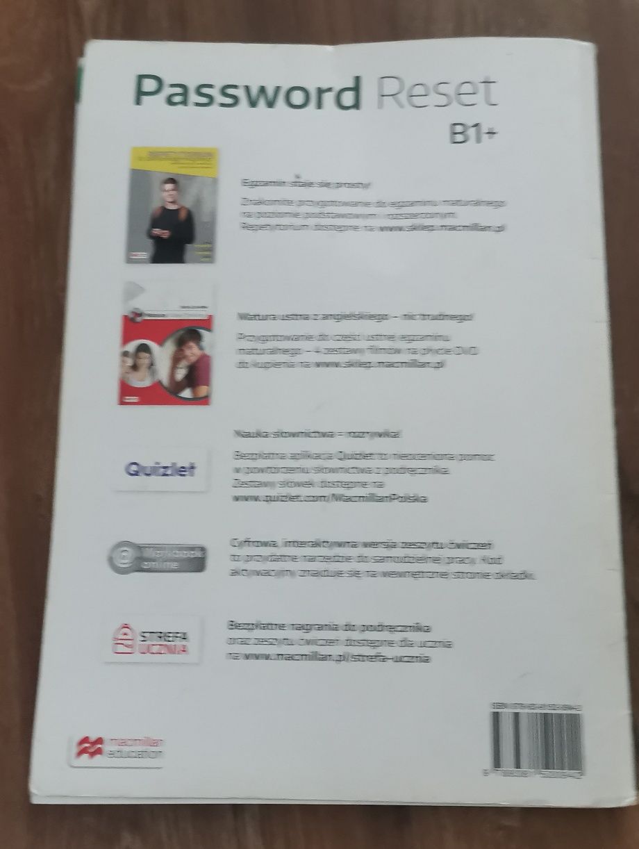 Password Reset B1+.    Workbook
