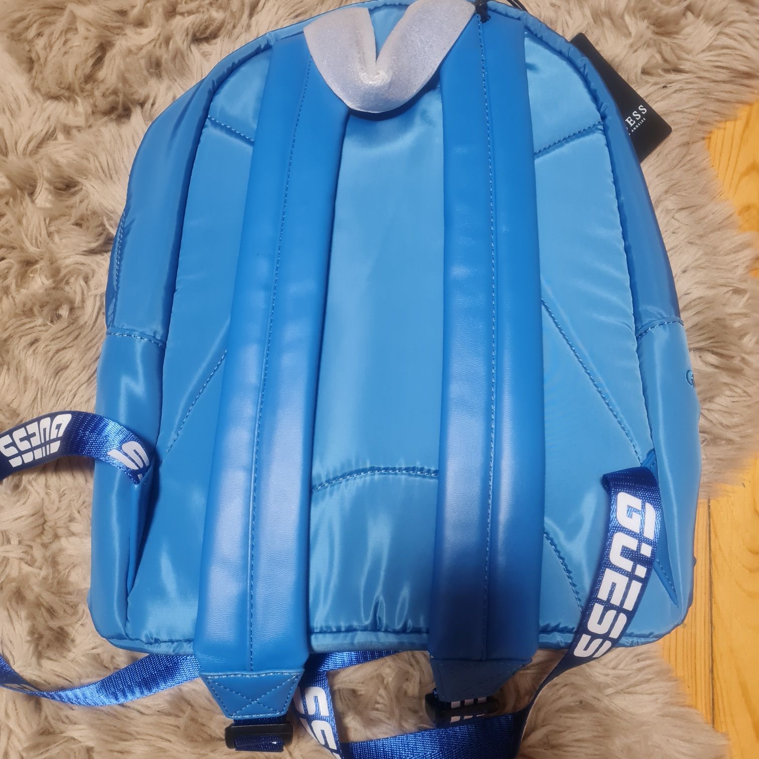 Guess plecak niebieski duży nowy z metką kupiony na zalando backpack