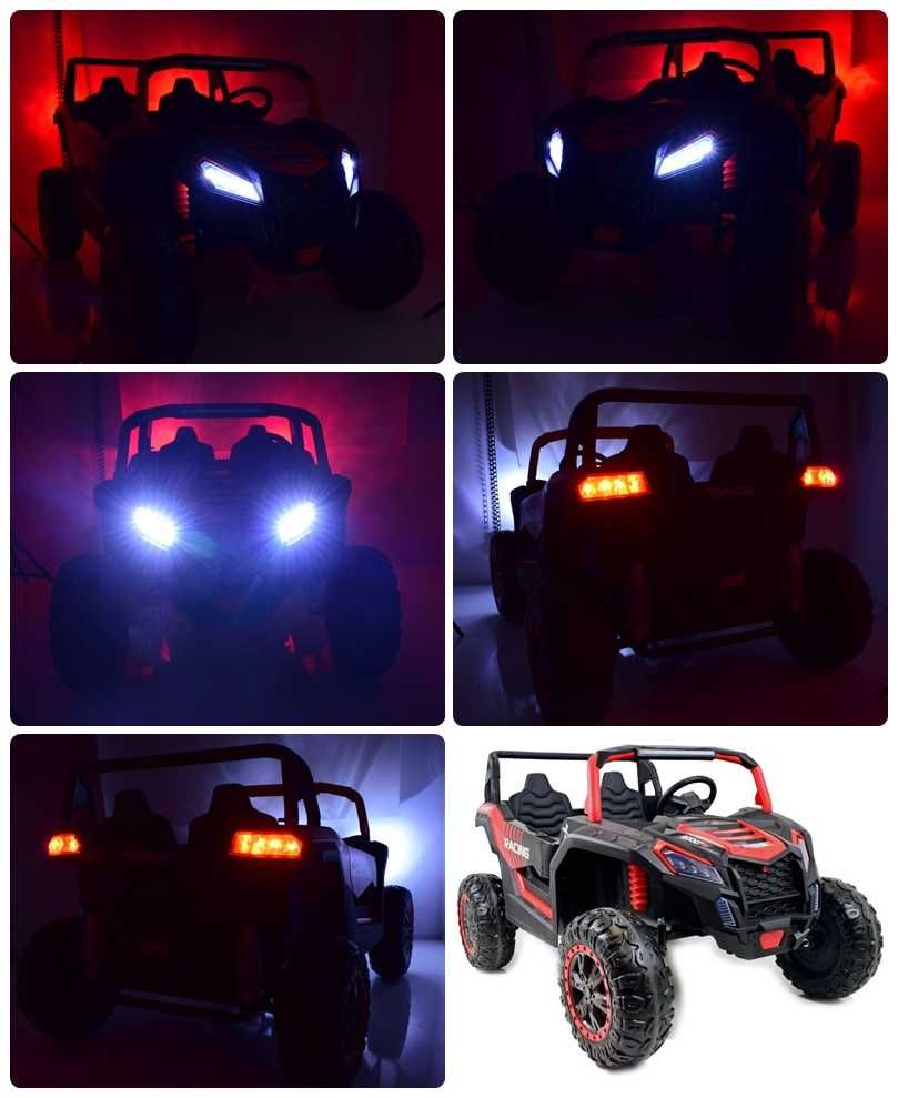 Autko na akumulator MEGA Buggy ATV Racing 4x4 Zielony 24V 4x200W