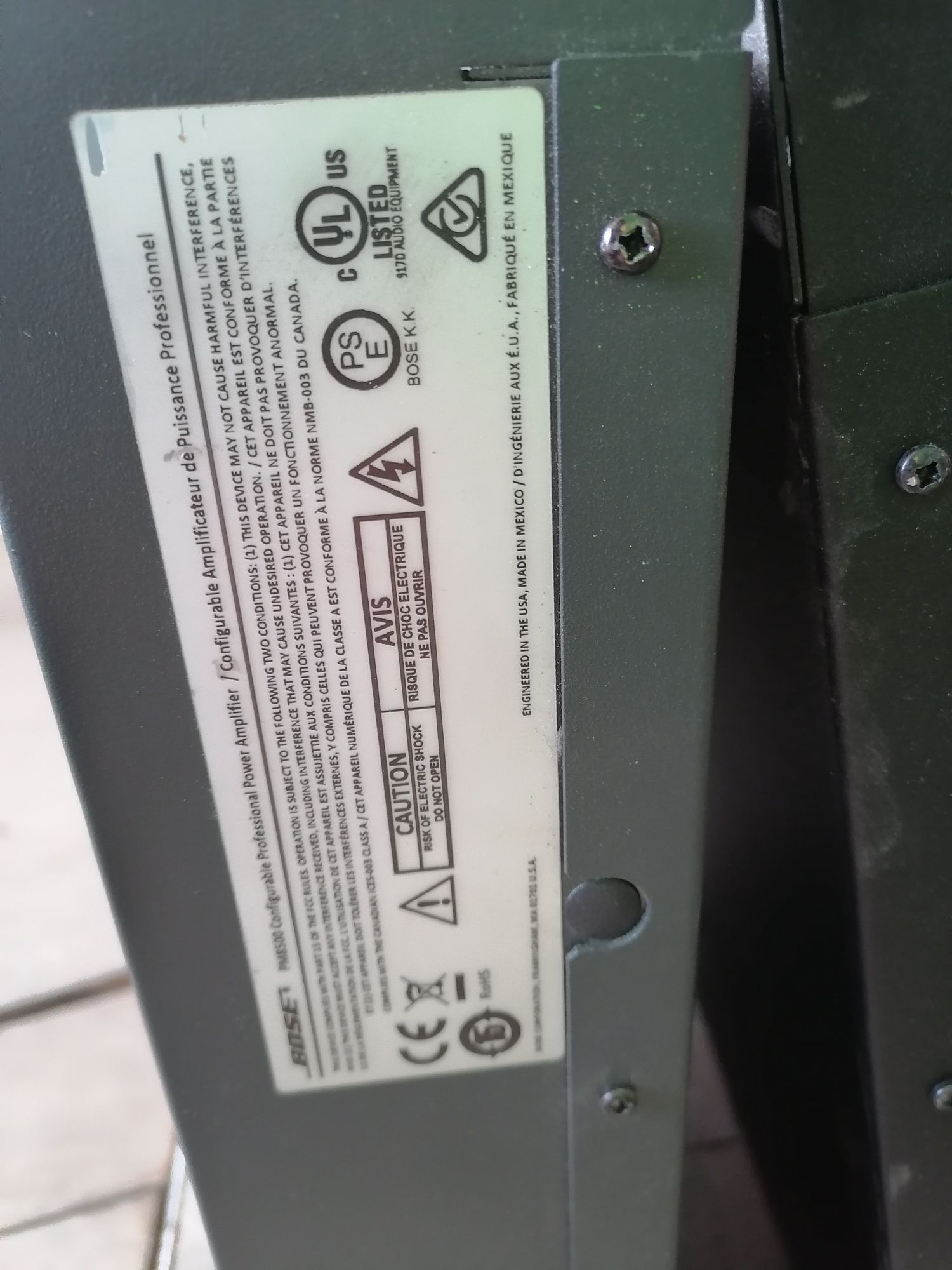 BOSE PowerMatch PM8500N – Konfigurowalny wzmacniacz mocy