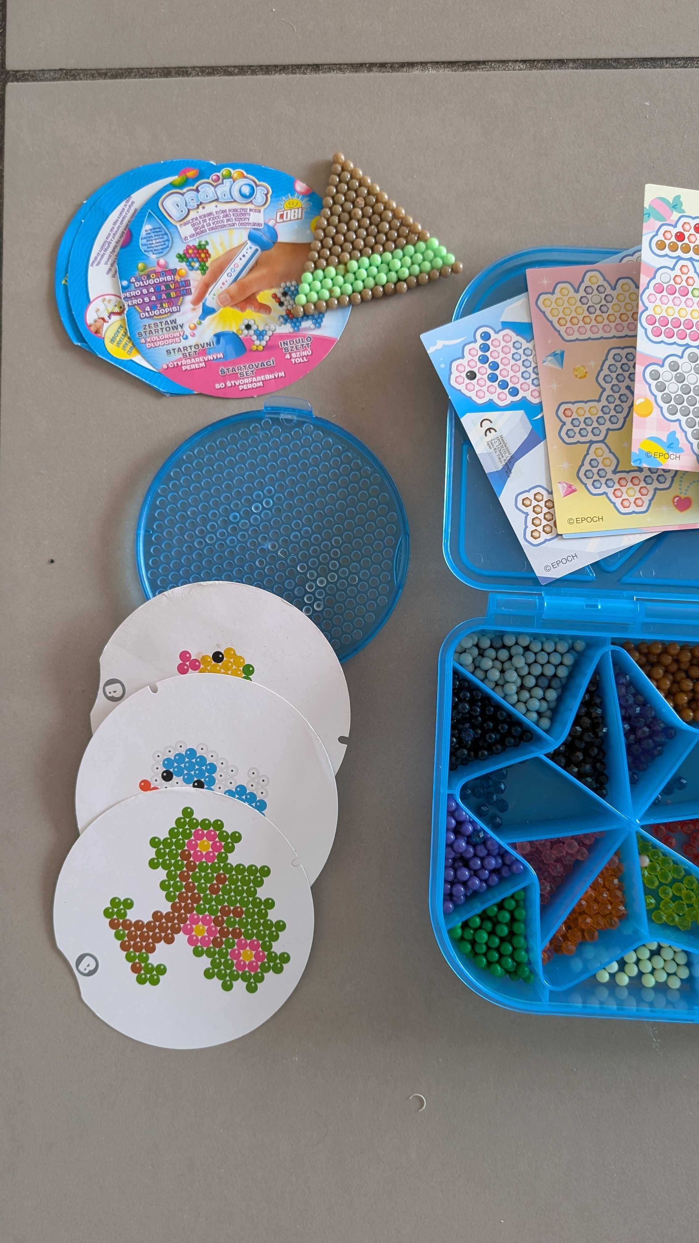 Aqabeads koraliki do sklejania zestaw i dodatkowe szablony