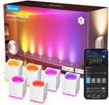 Kinkiety ścienne GOVEE LED Cube H6088 RGBIC Google Home Alexa 6szt