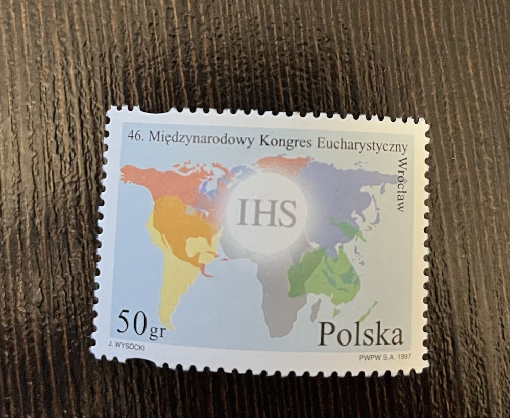 IHS znaczek pocztowy