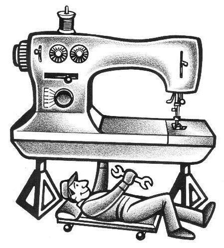 Ремонт швейных машинок оверлоков, машин