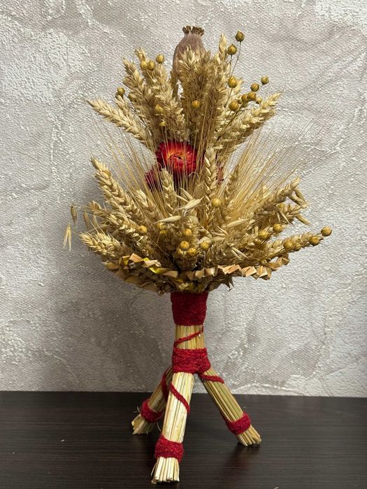 Дідух різдвяний із сухоцвітів 37 см