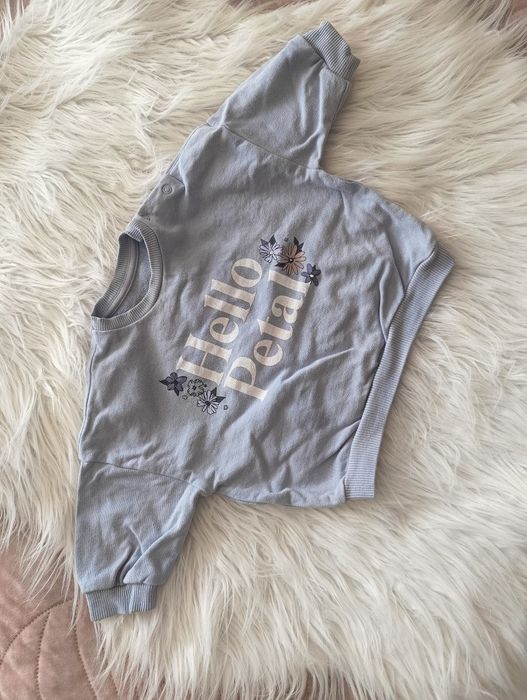 Bluza oversize dla dziewczynki 3-6 mcy