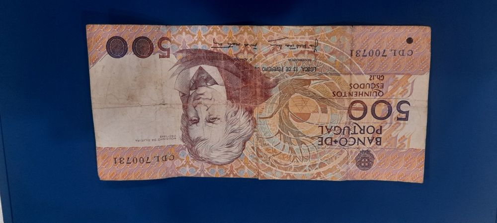 Nota de 500escudos
