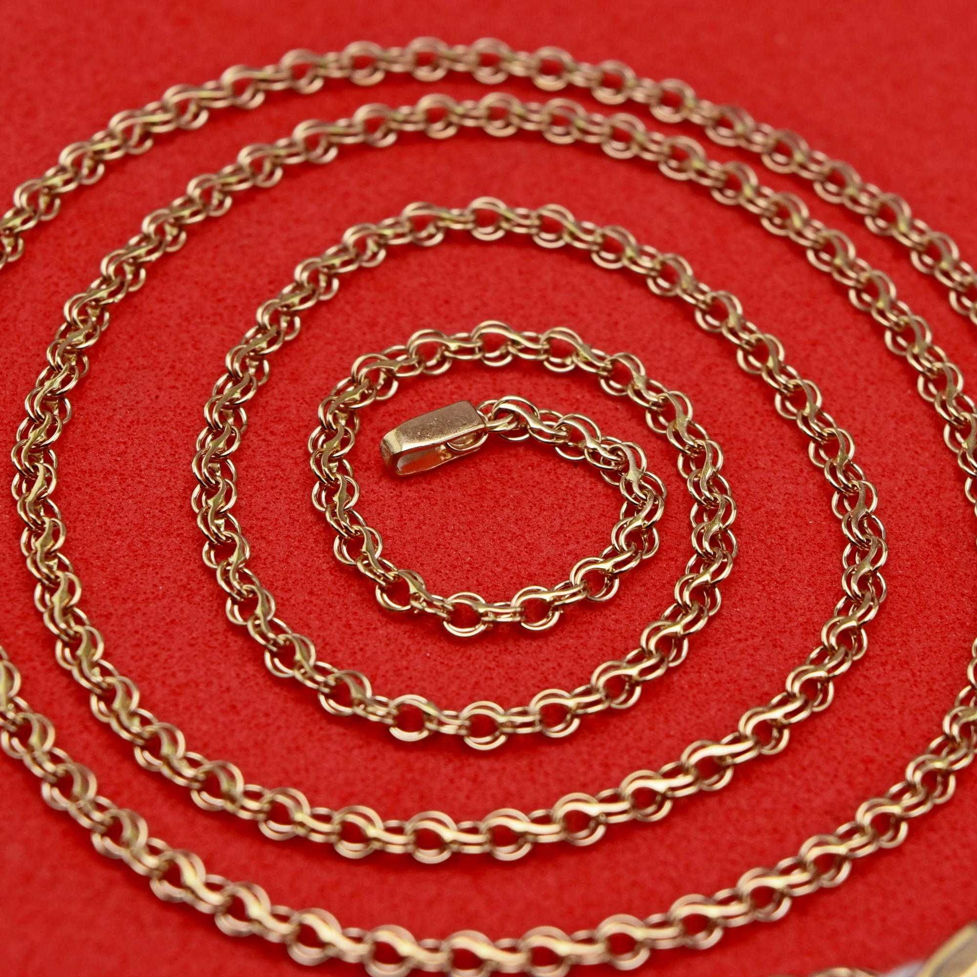 Золотая цепочка цепь Золотий ланцюг 5,22 гр, 55 см Золото 585