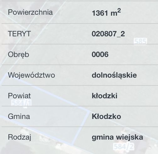 Działka budowlana pod Kłodzkiem 13,5 ara