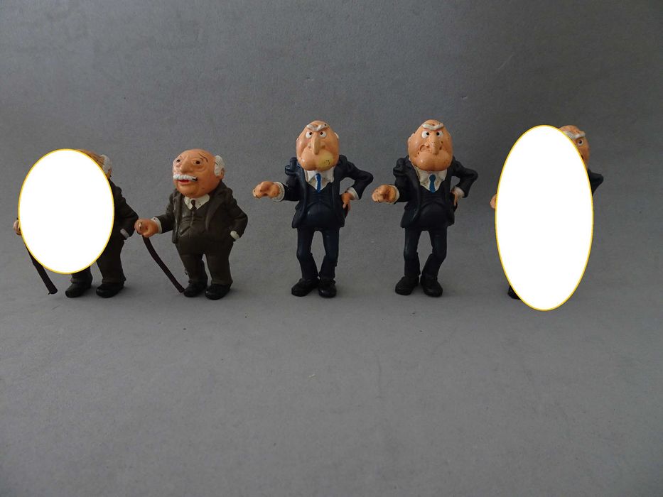 Figuras em PVC da coleção Marretas (velhotes)
