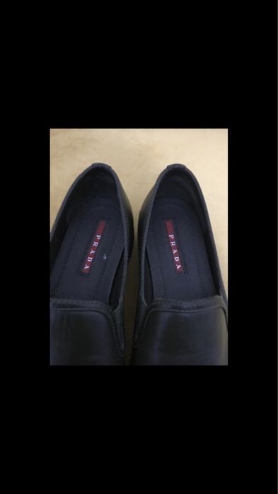 Obnizka -Prada buciki damskie skora