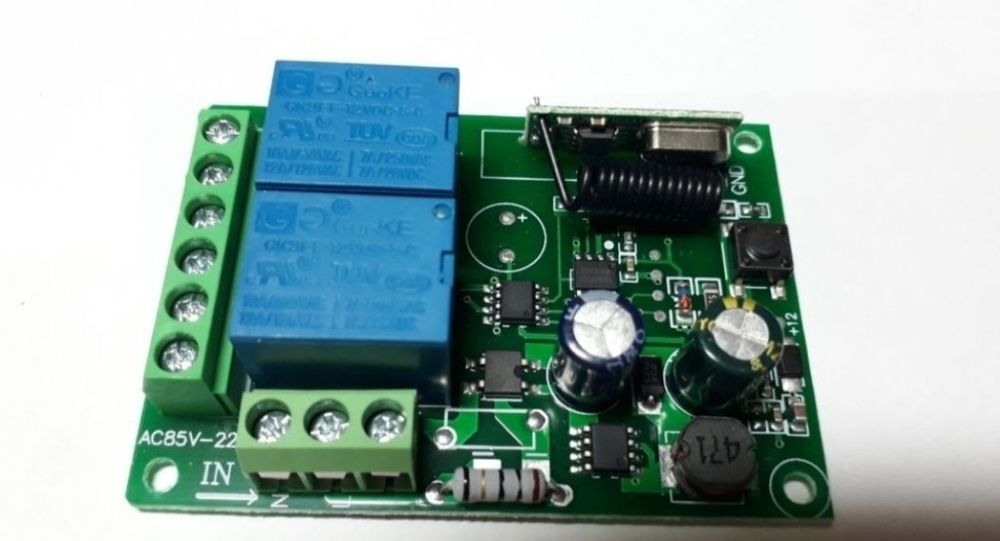 Радиореле. Реле с управлением через пульт. 220В