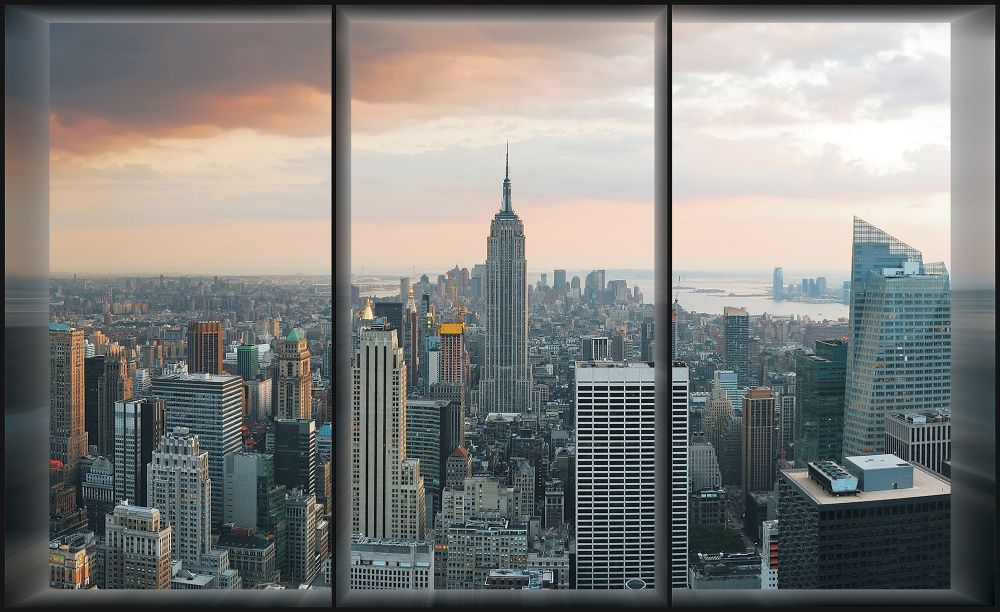 Tapeta, fototapeta: Nowy Jork widok przez okno