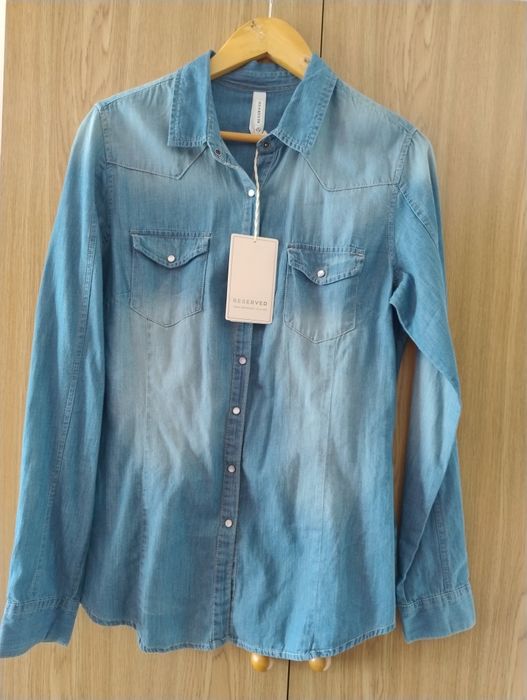 Джинсова сорочка 40р Reserved.