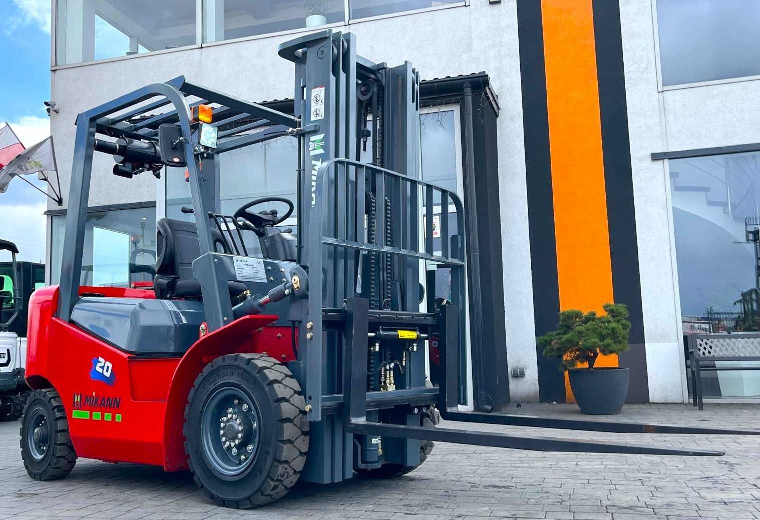 Wózek Widłowy 2T MIKANN, Maszt 4.5m,Triplex, Diesel , Japan Trak
