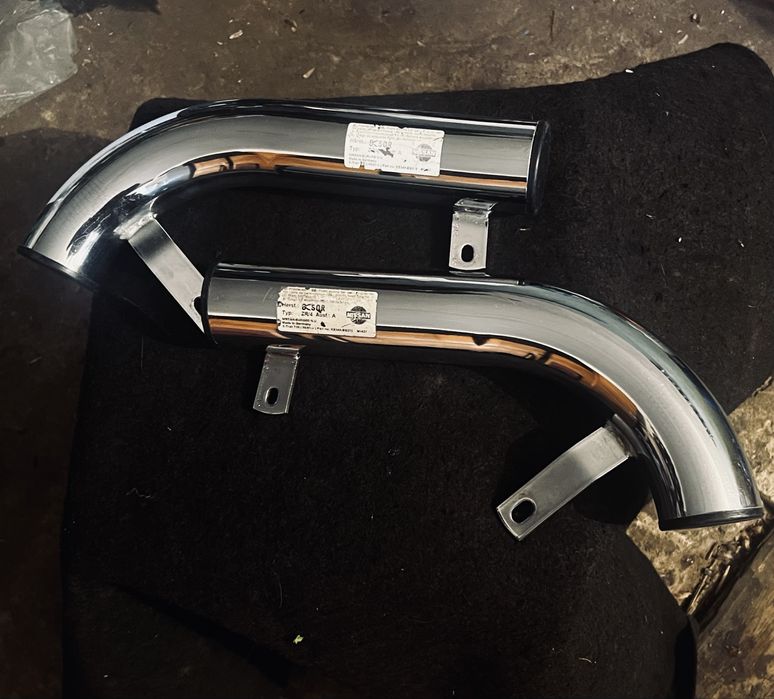 Захині труби передного бампера Nissan X-Trail T30 (комплект-2 шт)