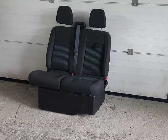 Fotel podwójny Ford Transit MK8 zamiana na pojedyńczy