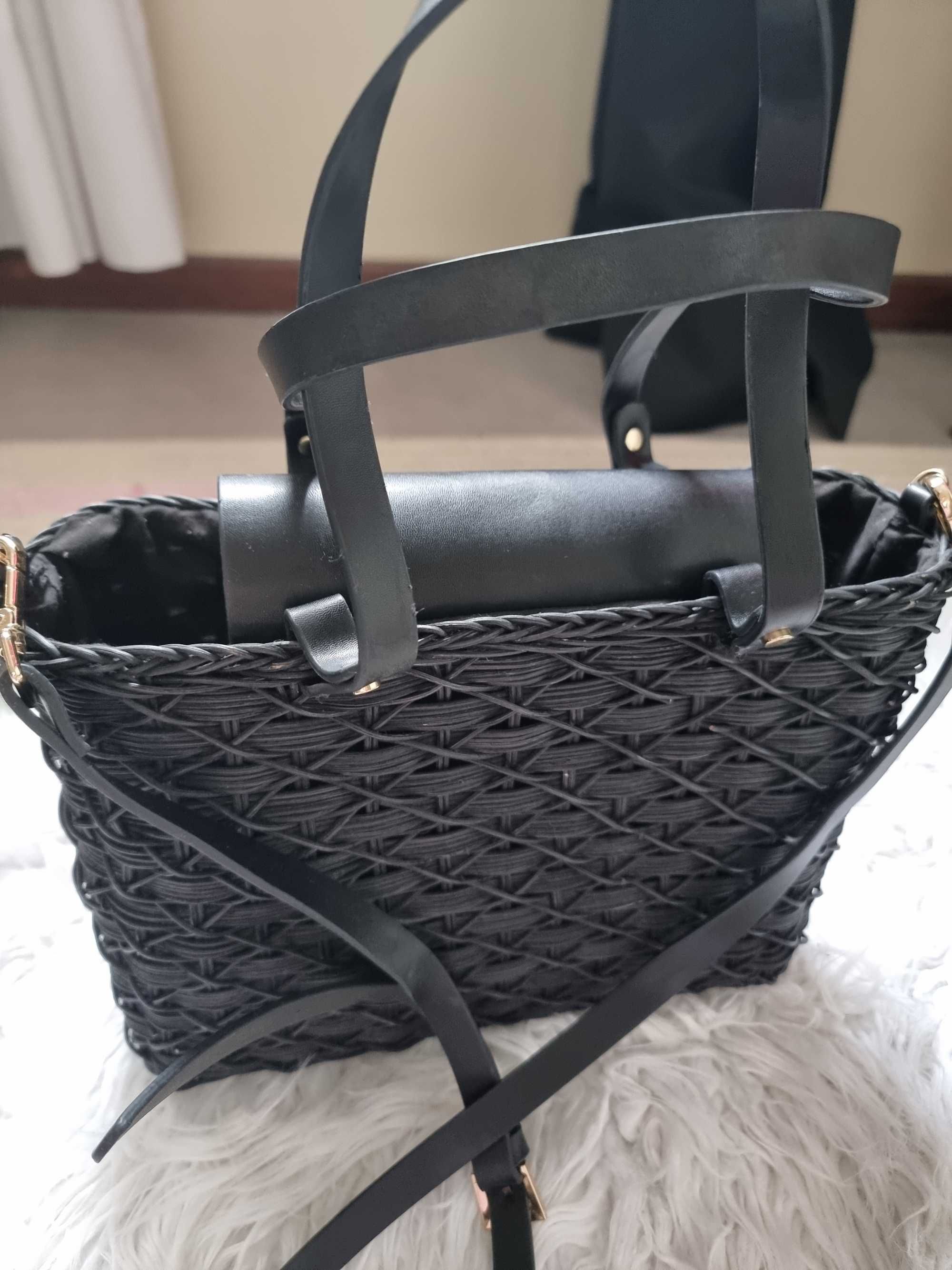 Bolsa ráfia Zara